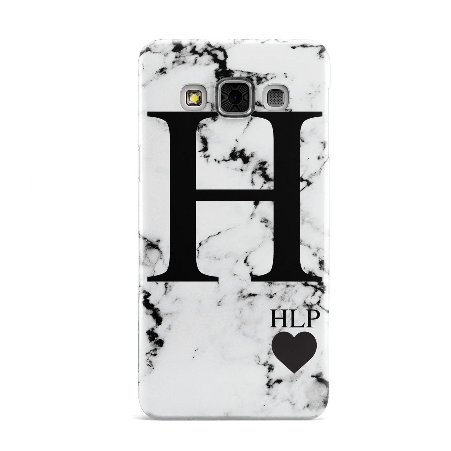 Marble Love Heart Personalised Samsung Galaxy A3 Case
