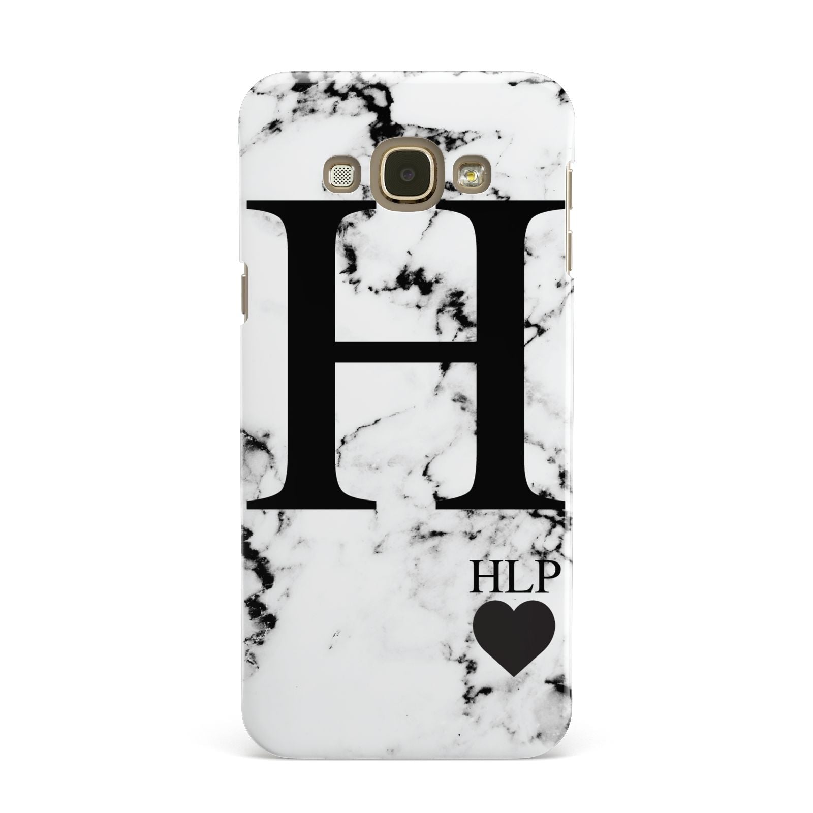 Marble Love Heart Personalised Samsung Galaxy A8 Case