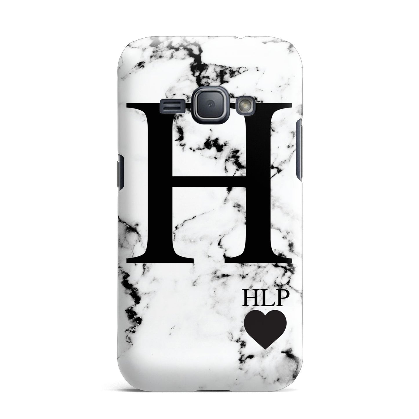 Marble Love Heart Personalised Samsung Galaxy J1 2016 Case