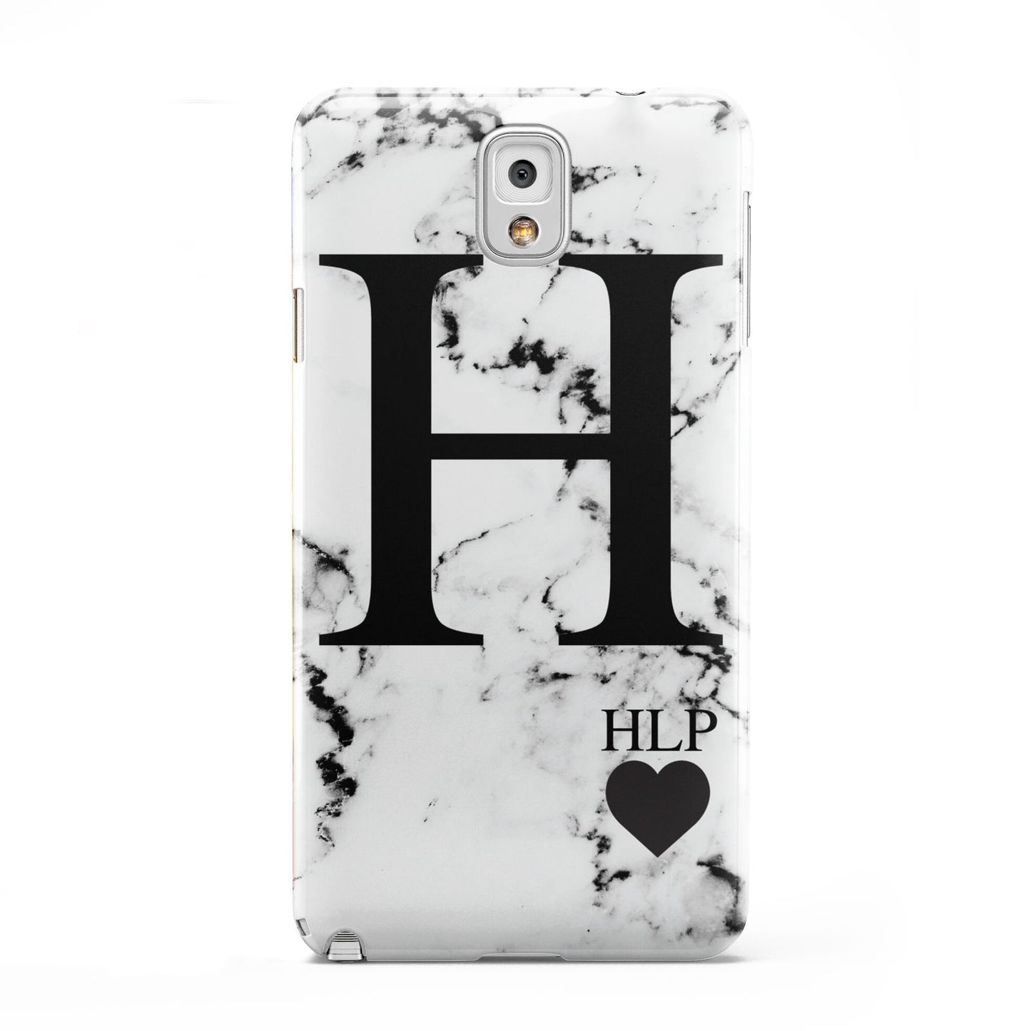 Marble Love Heart Personalised Samsung Galaxy Note 3 Case
