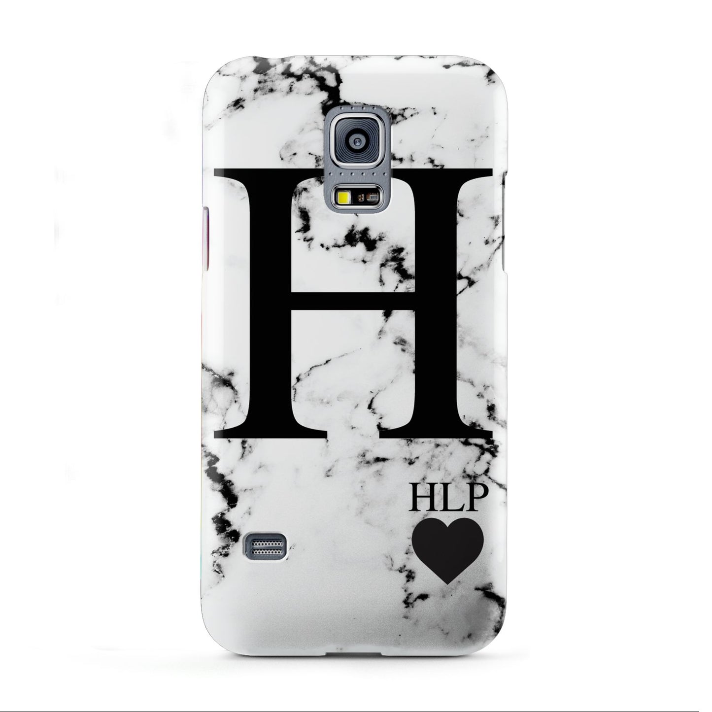 Marble Love Heart Personalised Samsung Galaxy S5 Mini Case