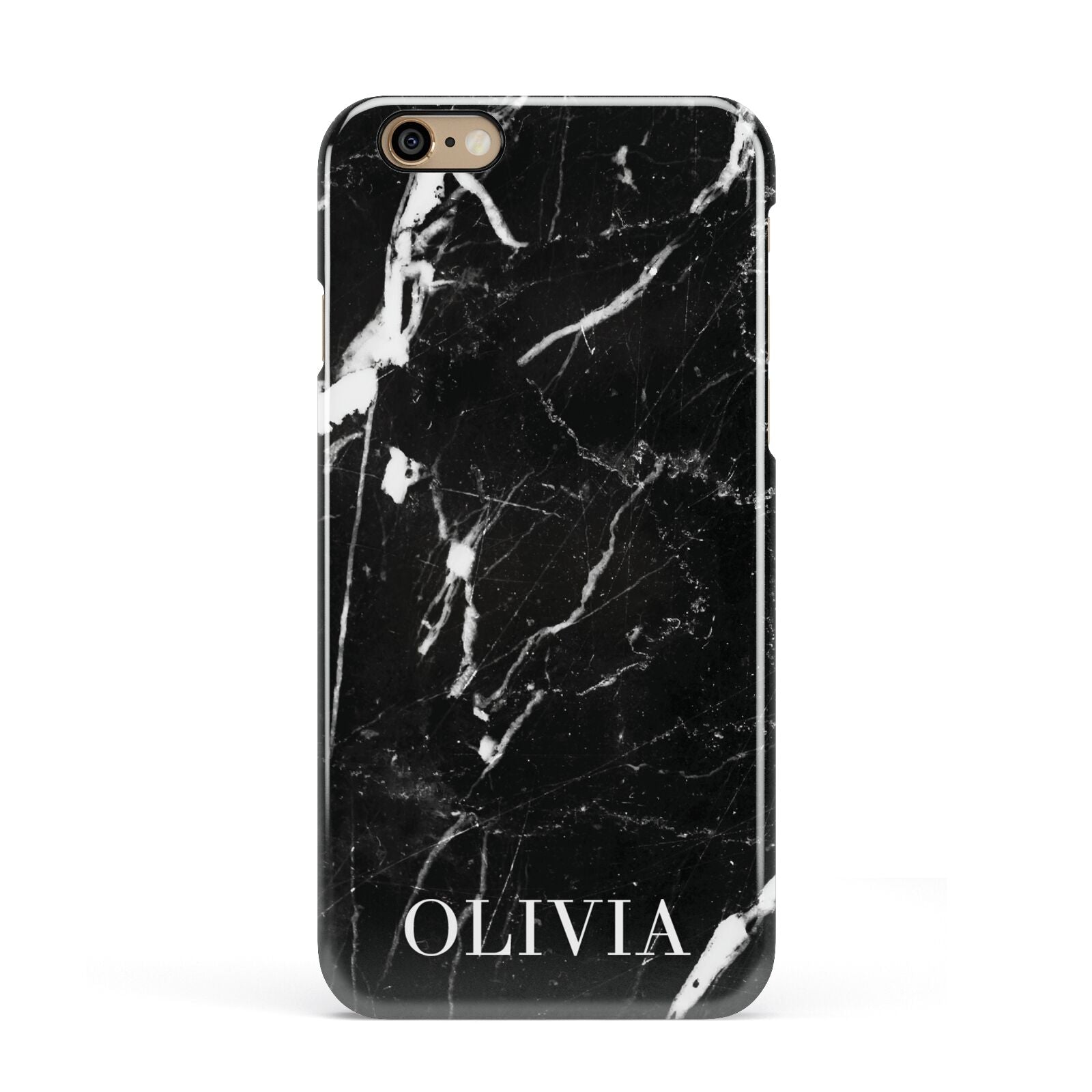 Marble Name Personalised Apple iPhone 6 3D Snap Case