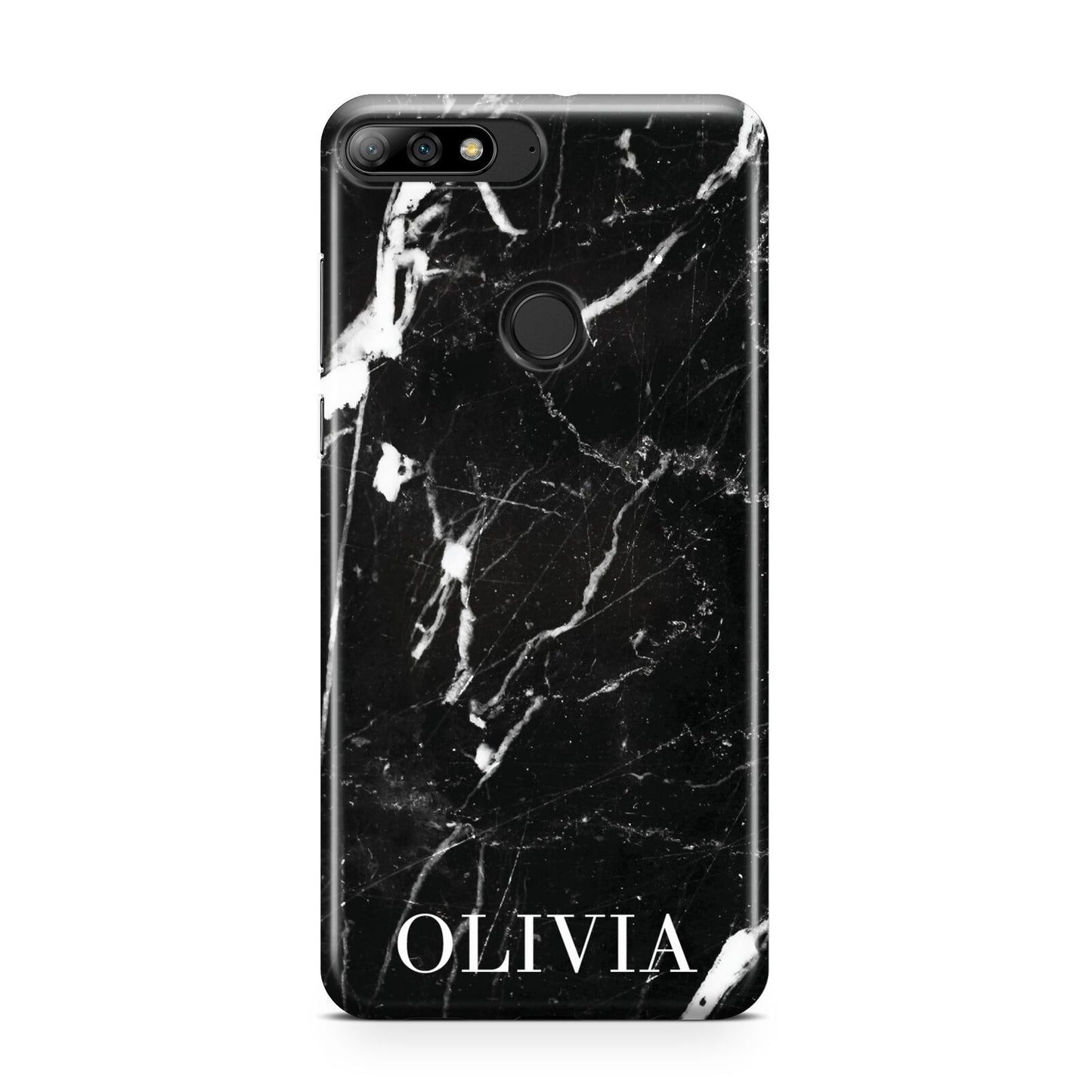 Marble Name Personalised Huawei Y7 2018