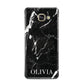 Marble Name Personalised Samsung Galaxy A3 2016 Case on gold phone