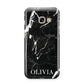 Marble Name Personalised Samsung Galaxy A3 2017 Case on gold phone