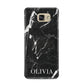 Marble Name Personalised Samsung Galaxy A5 2016 Case on gold phone