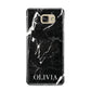 Marble Name Personalised Samsung Galaxy A9 2016 Case on gold phone