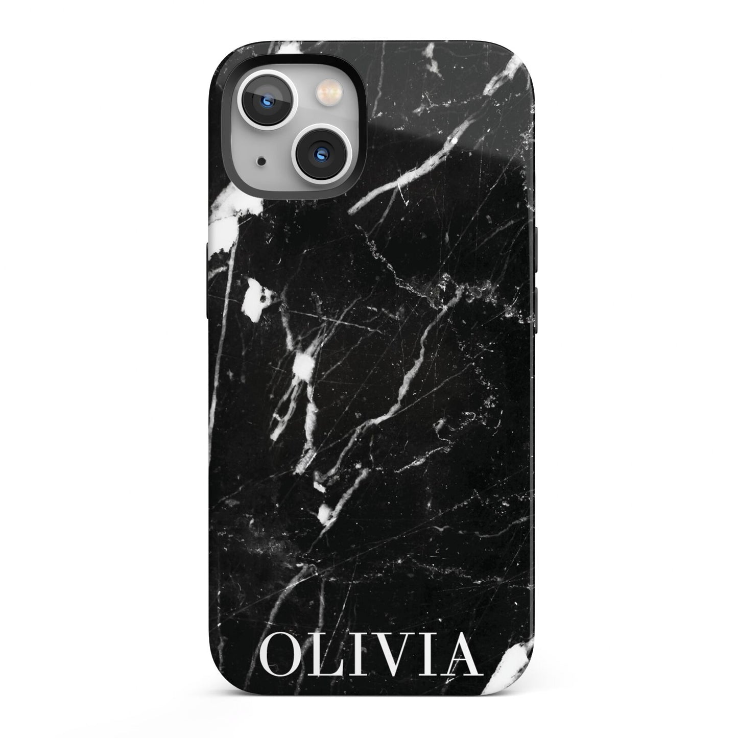 Marble Name Personalised iPhone 13 Full Wrap 3D Tough Case