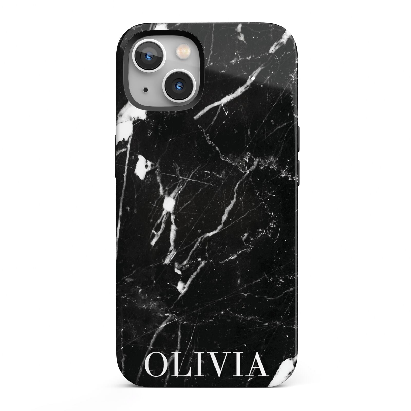 Marble Name Personalised iPhone 13 Full Wrap 3D Tough Case