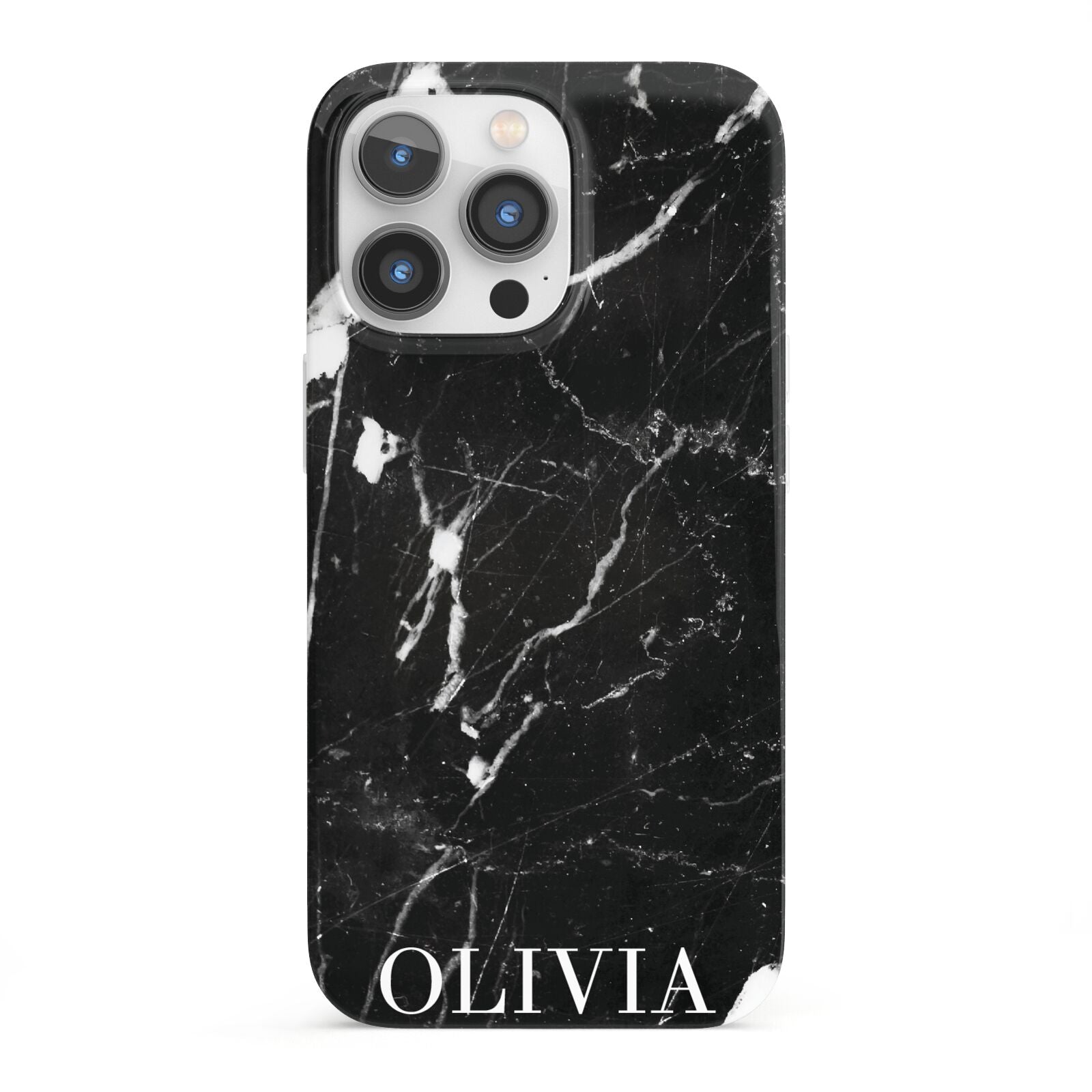 Marble Name Personalised iPhone 13 Pro Full Wrap 3D Snap Case