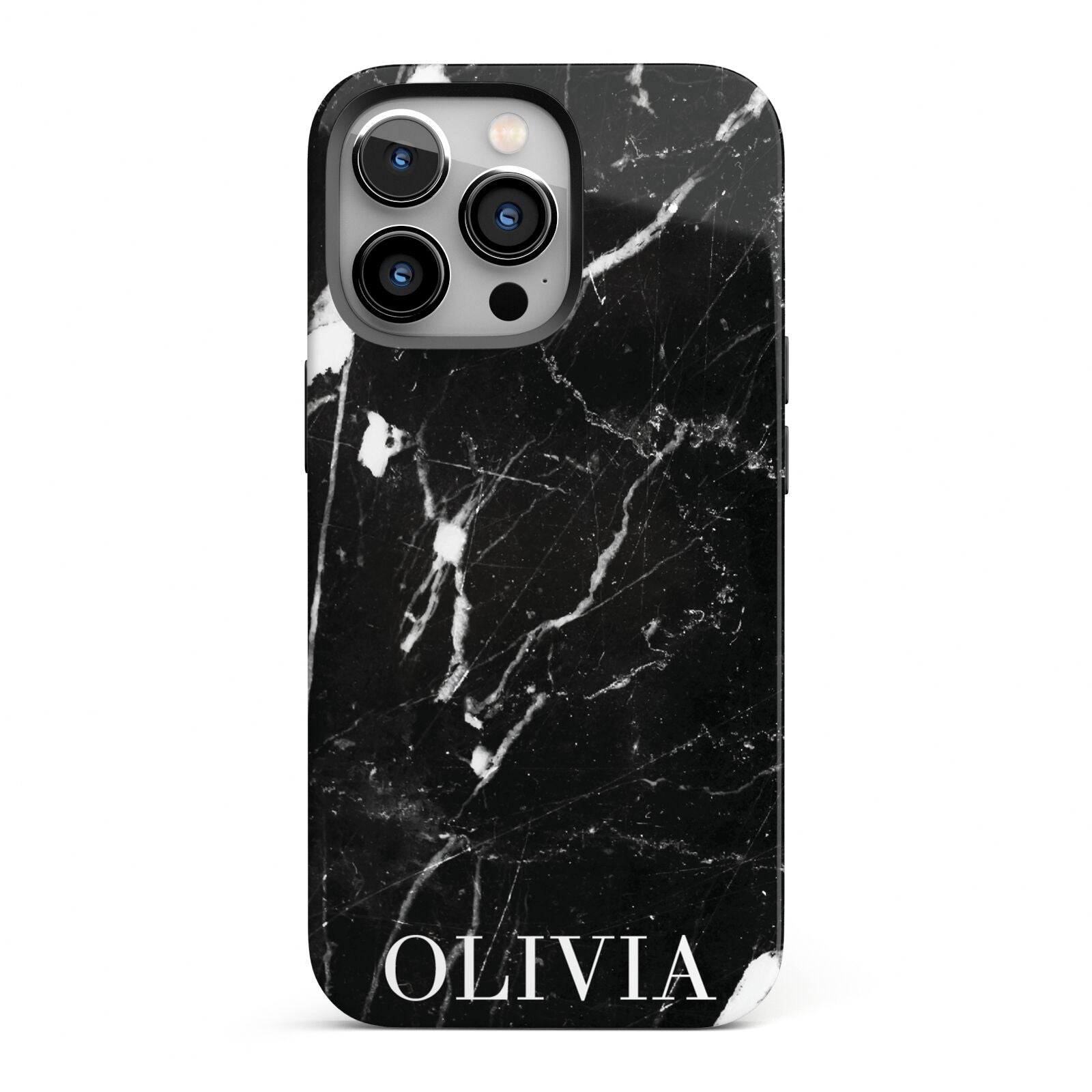 Marble Name Personalised iPhone 13 Pro Full Wrap 3D Tough Case