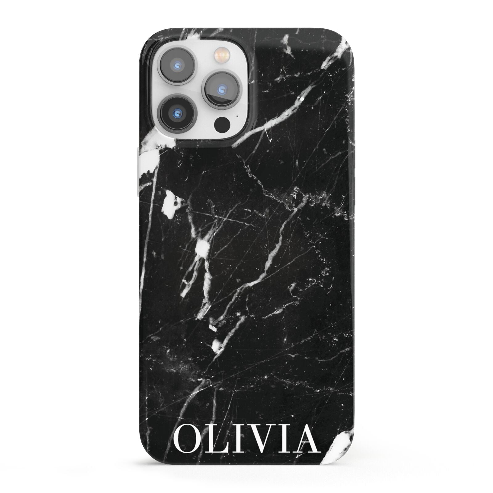 Marble Name Personalised iPhone 13 Pro Max Full Wrap 3D Snap Case