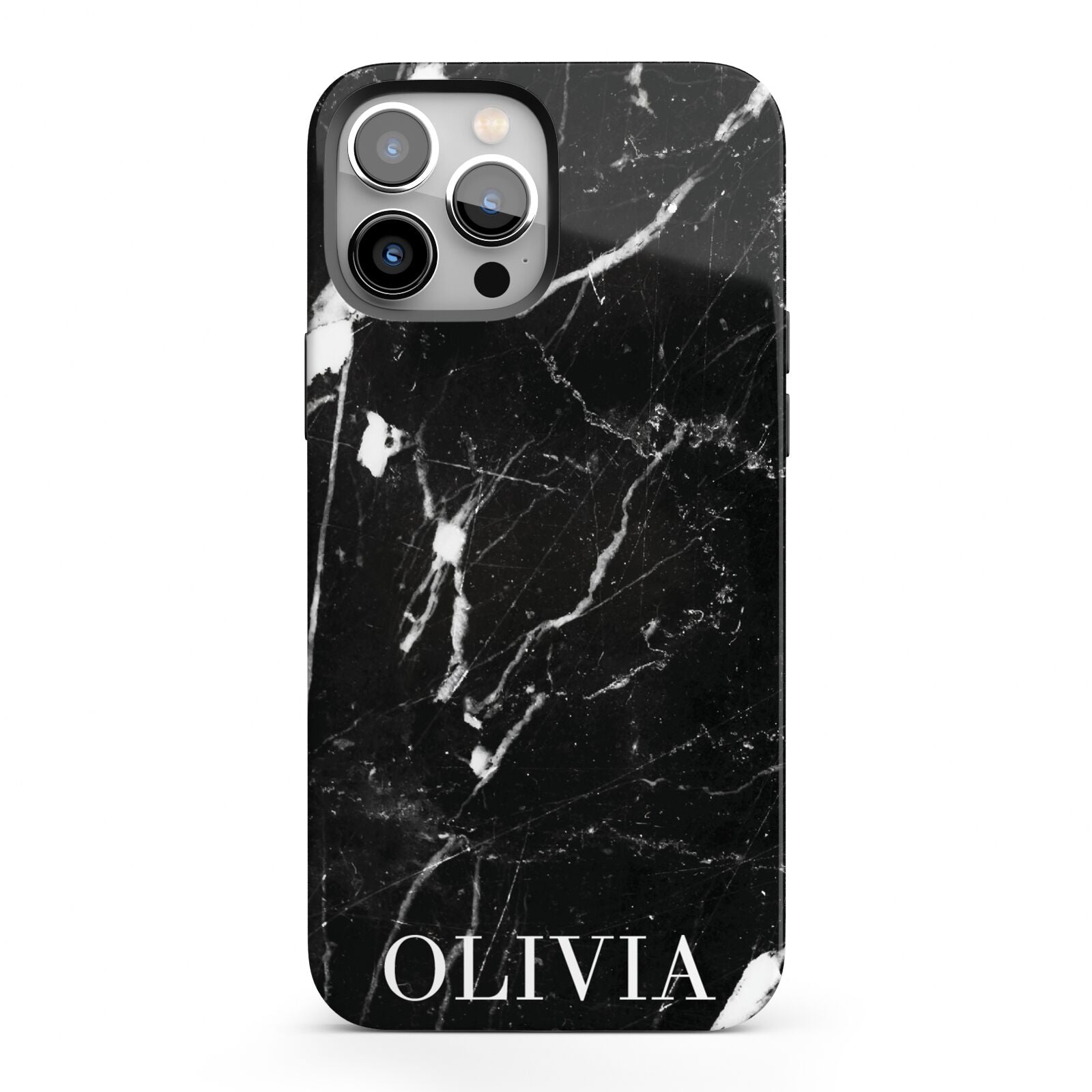 Marble Name Personalised iPhone 13 Pro Max Full Wrap 3D Tough Case