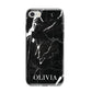 Marble Name Personalised iPhone 8 Bumper Case on Silver iPhone