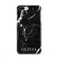 Marble Name Personalised iPhone 8 Plus 3D Snap Case on Gold Phone