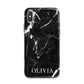 Marble Name Personalised iPhone X Bumper Case on Silver iPhone Alternative Image 1