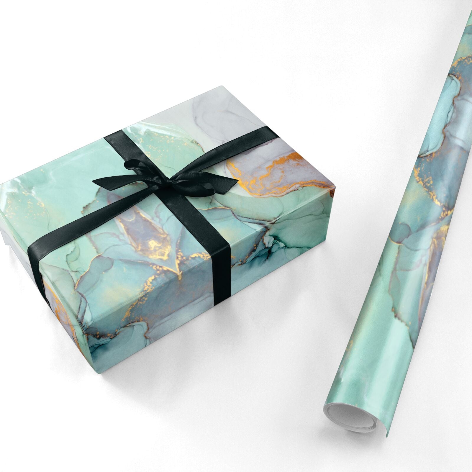 Marble Pattern Personalised Wrapping Paper