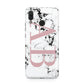 Marble Pattern Pink Initials Personalised Huawei Nova 3 Phone Case