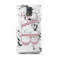 Marble Pattern Pink Initials Personalised Samsung Galaxy S5 Case