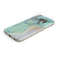 Marble Pattern Protective Samsung Galaxy Case Angled Image