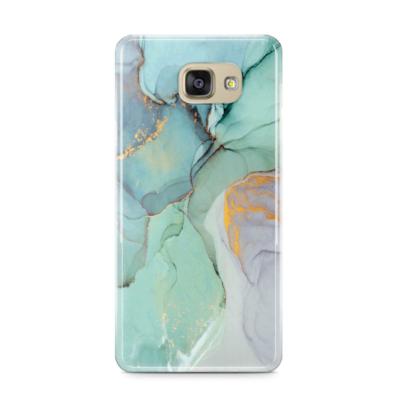 Marble Pattern Samsung Galaxy A9 2016 Case on gold phone