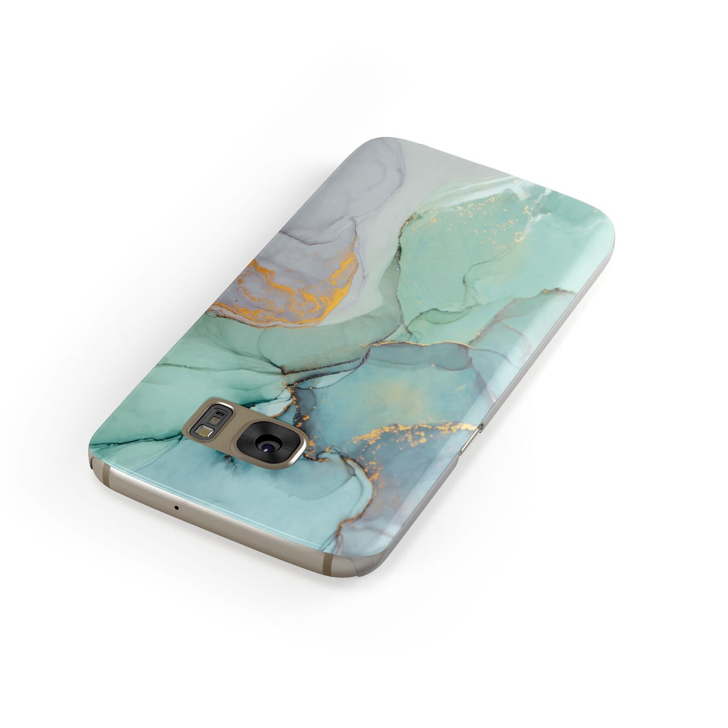 Marble Pattern Samsung Galaxy Case Front Close Up