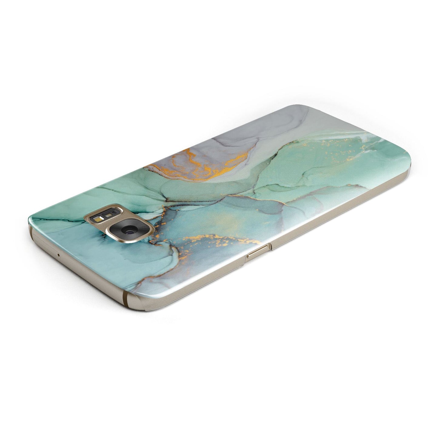 Marble Pattern Samsung Galaxy Case Top Cutout