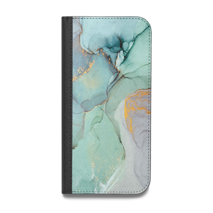 Marble Pattern Vegan Leather Flip Samsung Case