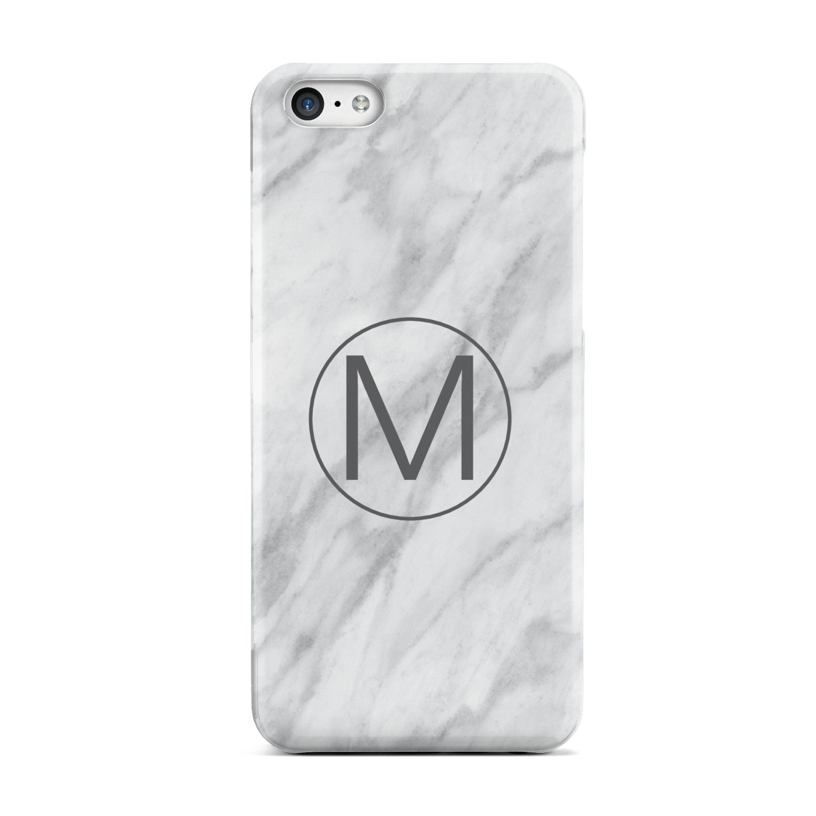 Marble Personalised Initial Apple iPhone 5c Case