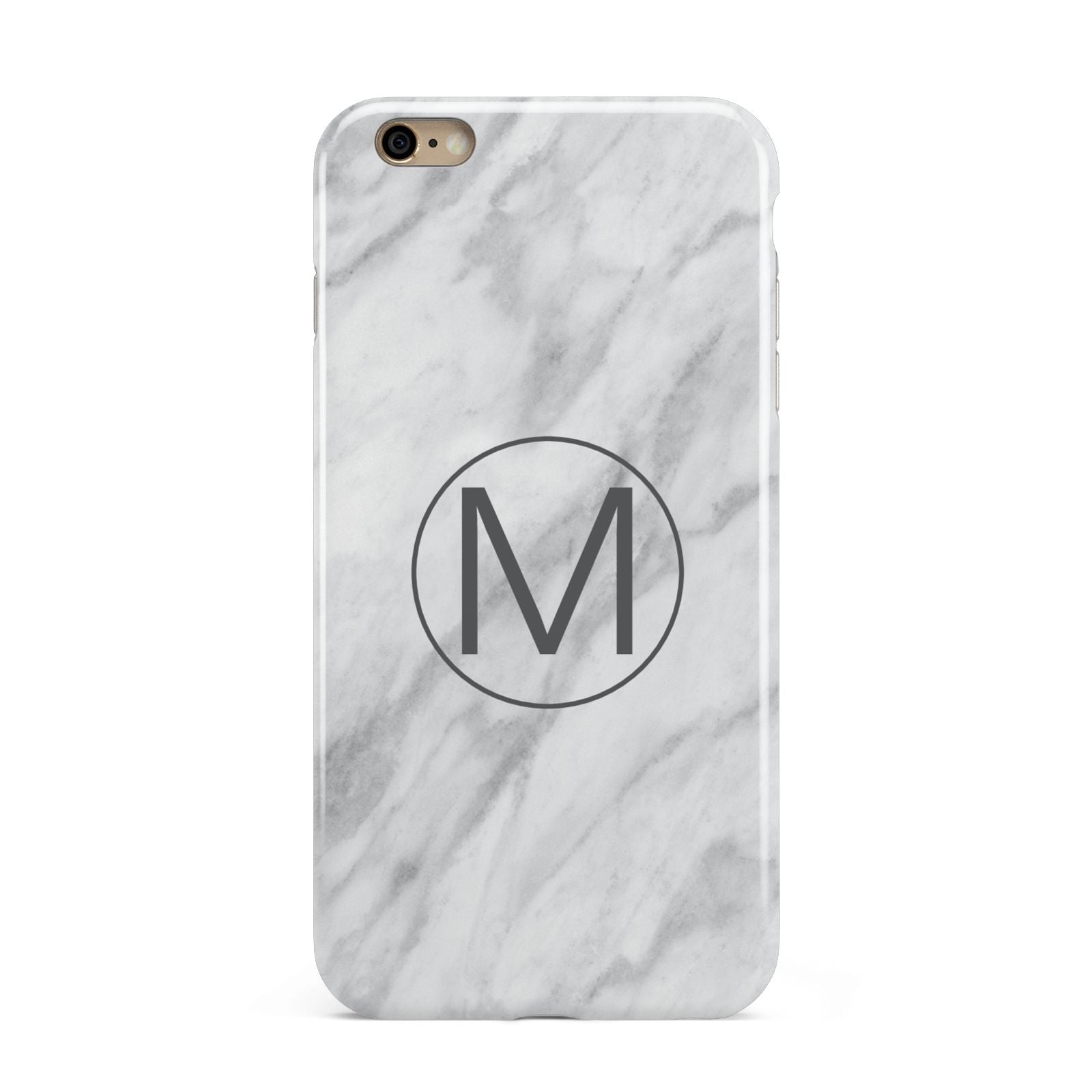 Marble Personalised Initial Apple iPhone 6 Plus 3D Tough Case
