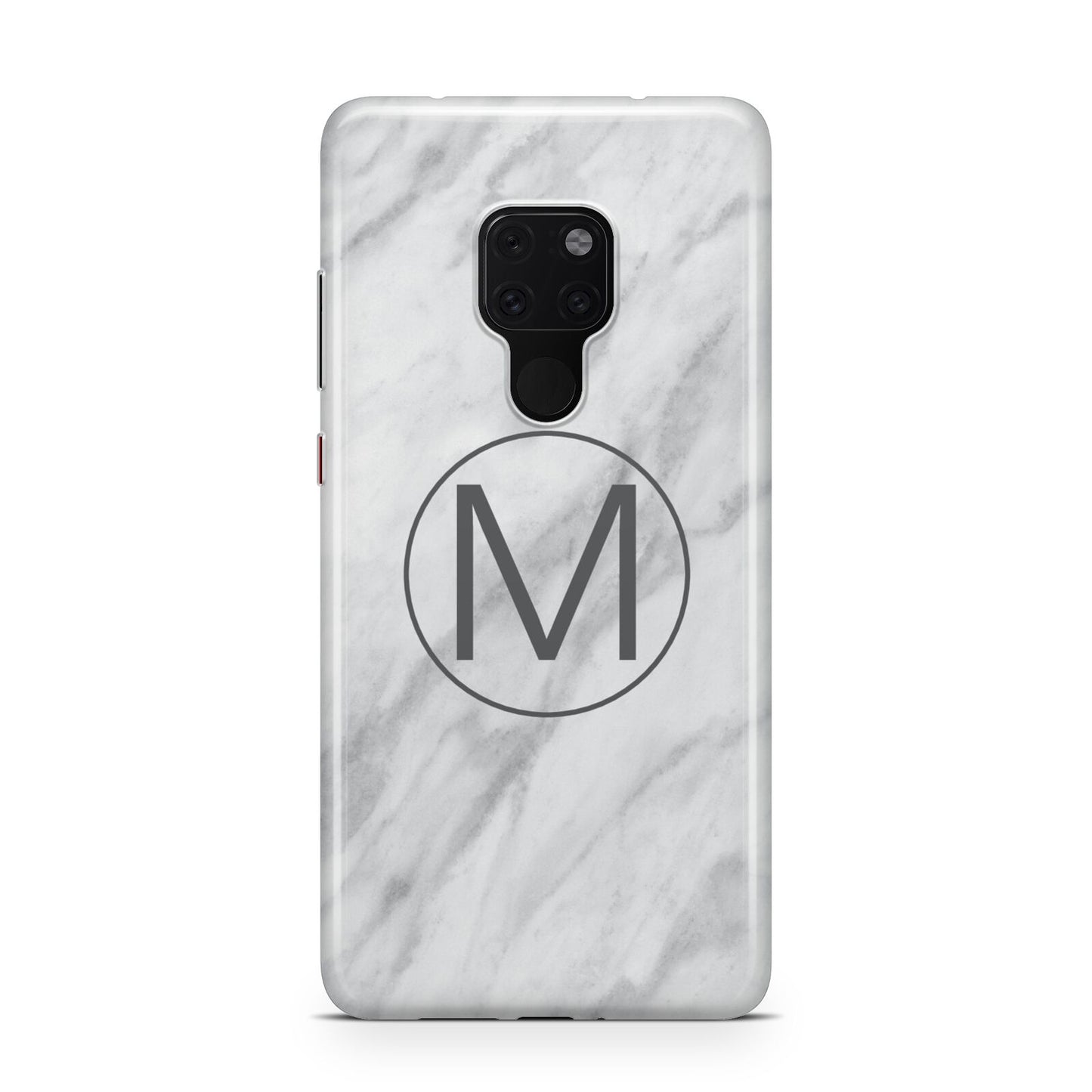 Marble Personalised Initial Huawei Mate 20 Phone Case
