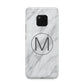 Marble Personalised Initial Huawei Mate 20 Pro Phone Case