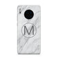Marble Personalised Initial Huawei Mate 30