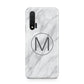 Marble Personalised Initial Huawei Nova 6 Phone Case