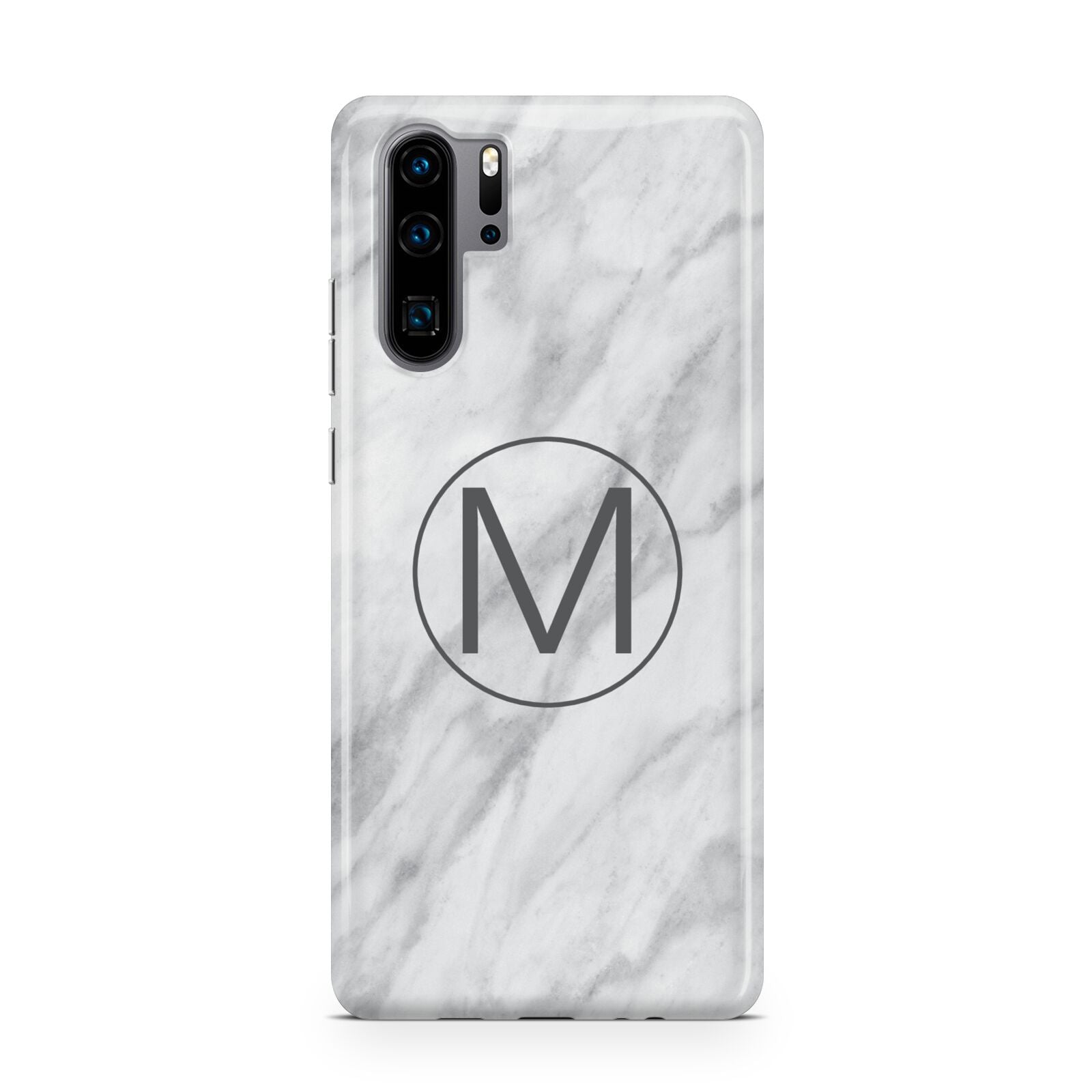 Marble Personalised Initial Huawei P30 Pro Phone Case