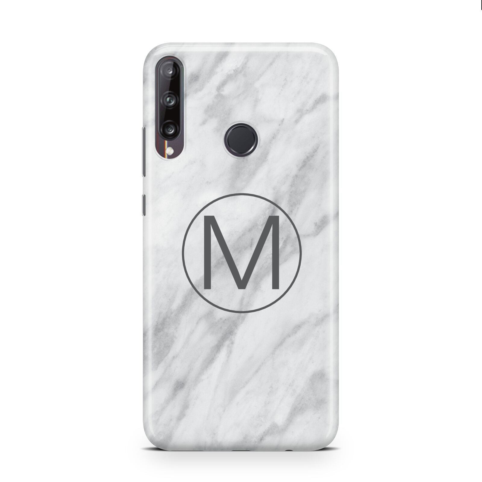 Marble Personalised Initial Huawei P40 Lite E Phone Case
