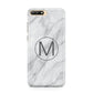 Marble Personalised Initial Huawei Y6 2018