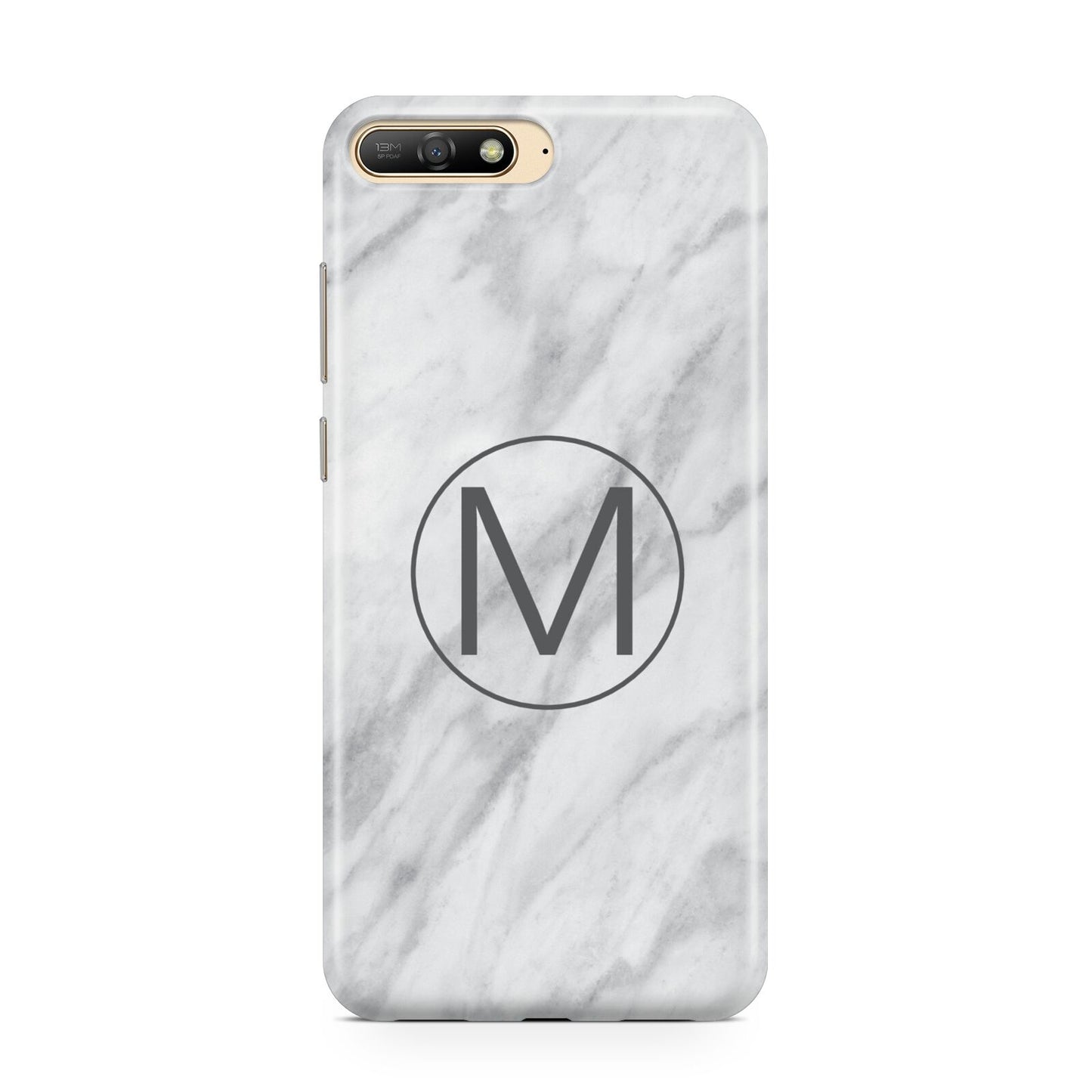 Marble Personalised Initial Huawei Y6 2018