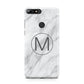 Marble Personalised Initial Huawei Y7 2018