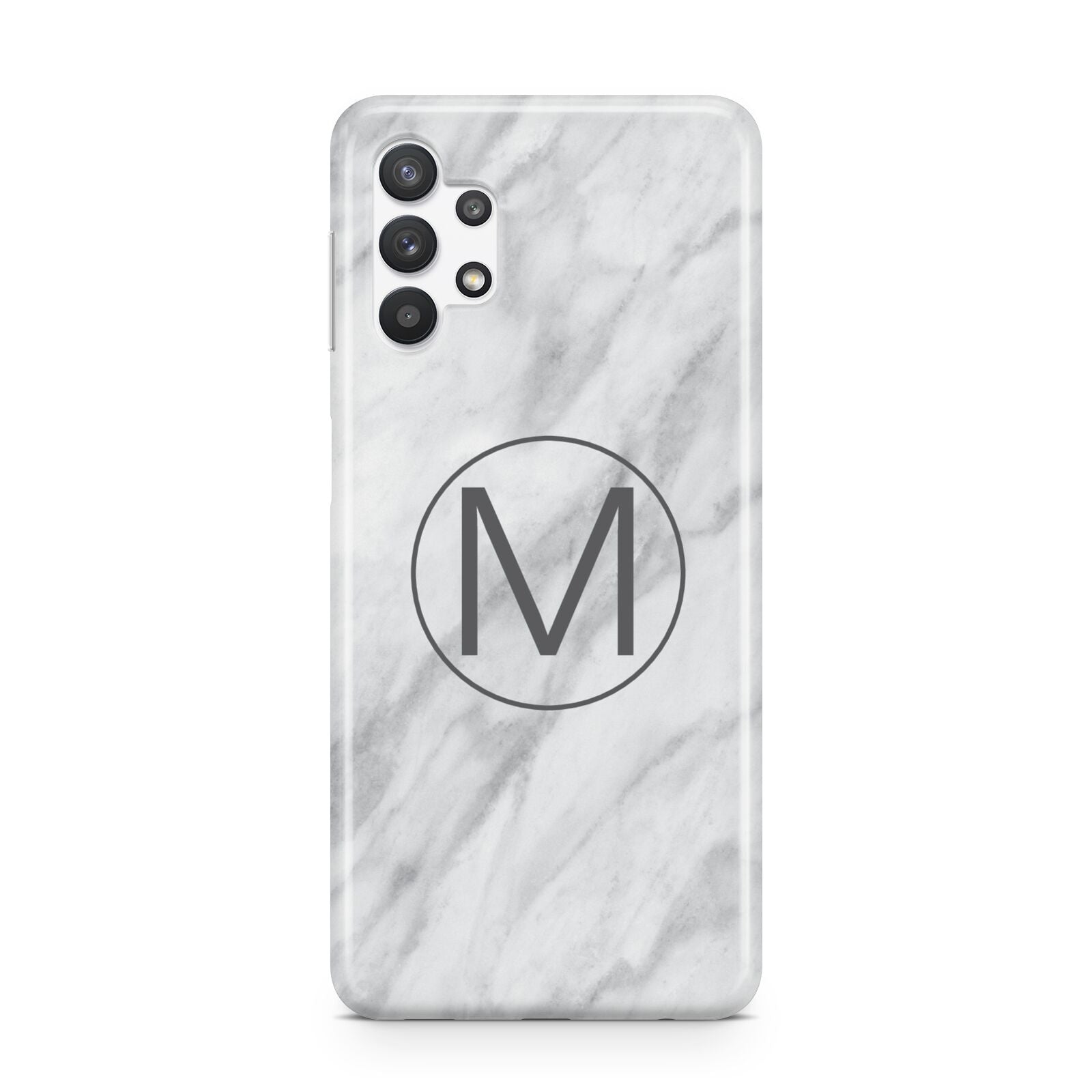 Marble Personalised Initial Samsung A32 5G Case