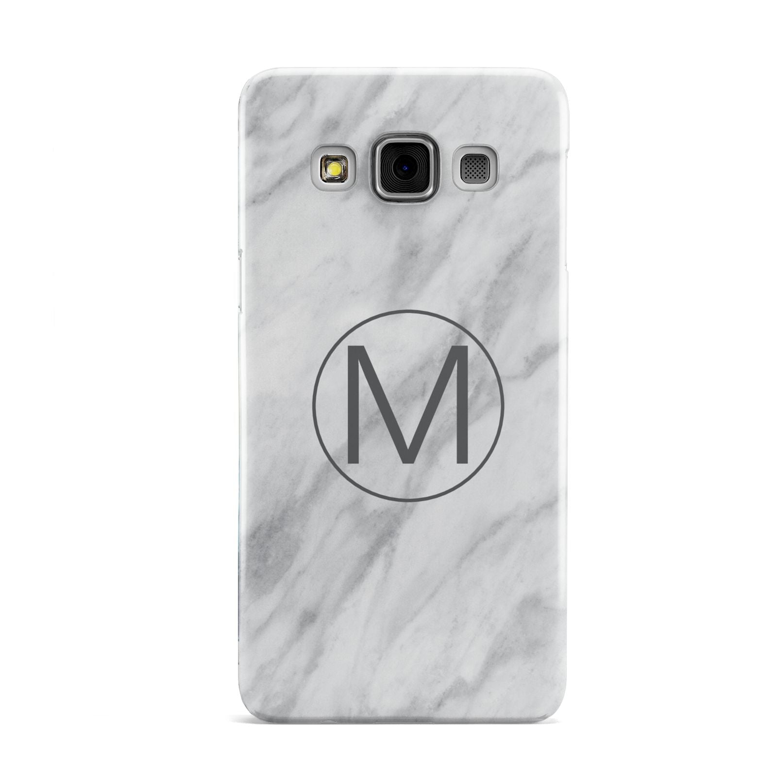 Marble Personalised Initial Samsung Galaxy A3 Case