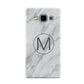 Marble Personalised Initial Samsung Galaxy A5 Case