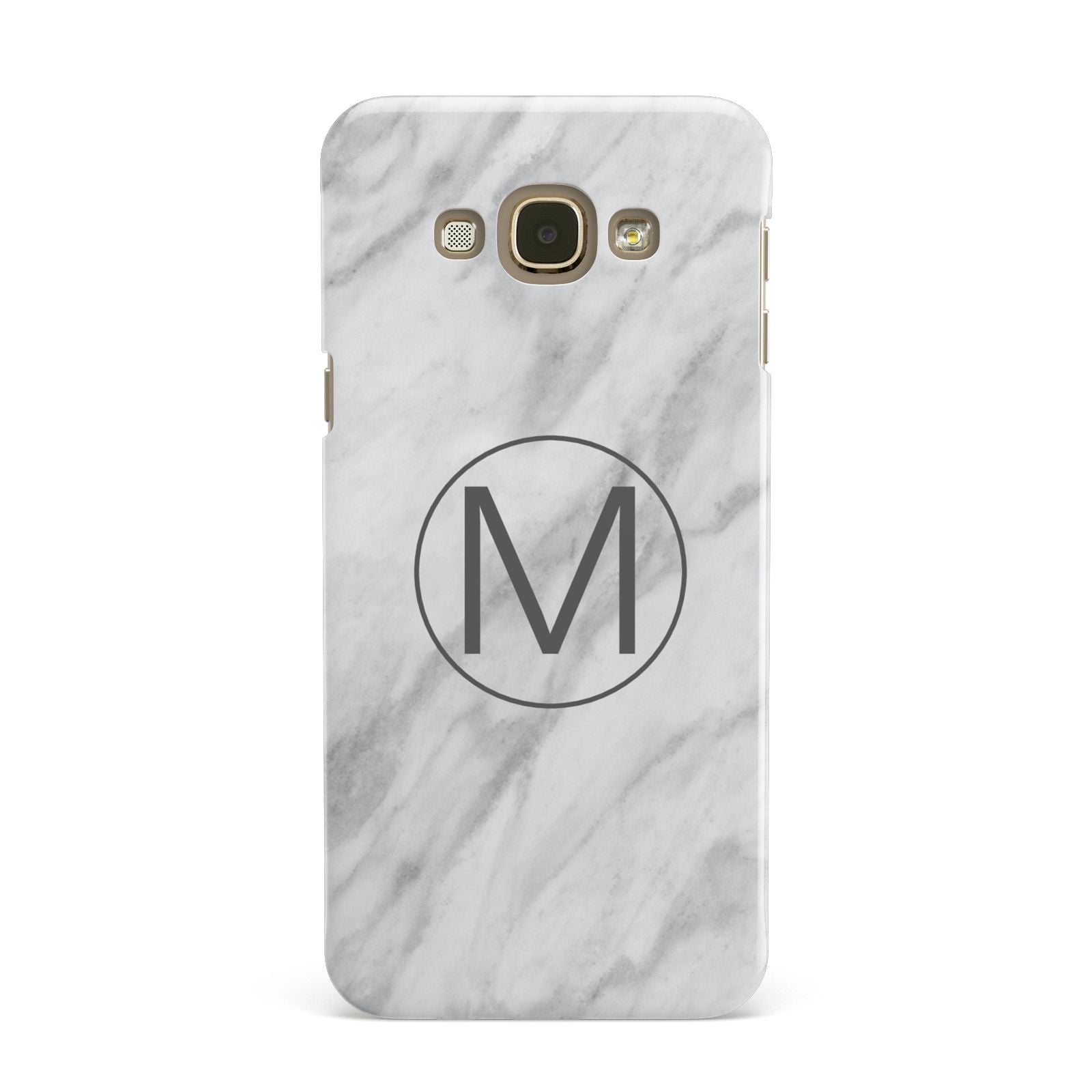 Marble Personalised Initial Samsung Galaxy A8 Case