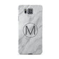 Marble Personalised Initial Samsung Galaxy Alpha Case