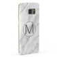 Marble Personalised Initial Samsung Galaxy Case Fourty Five Degrees