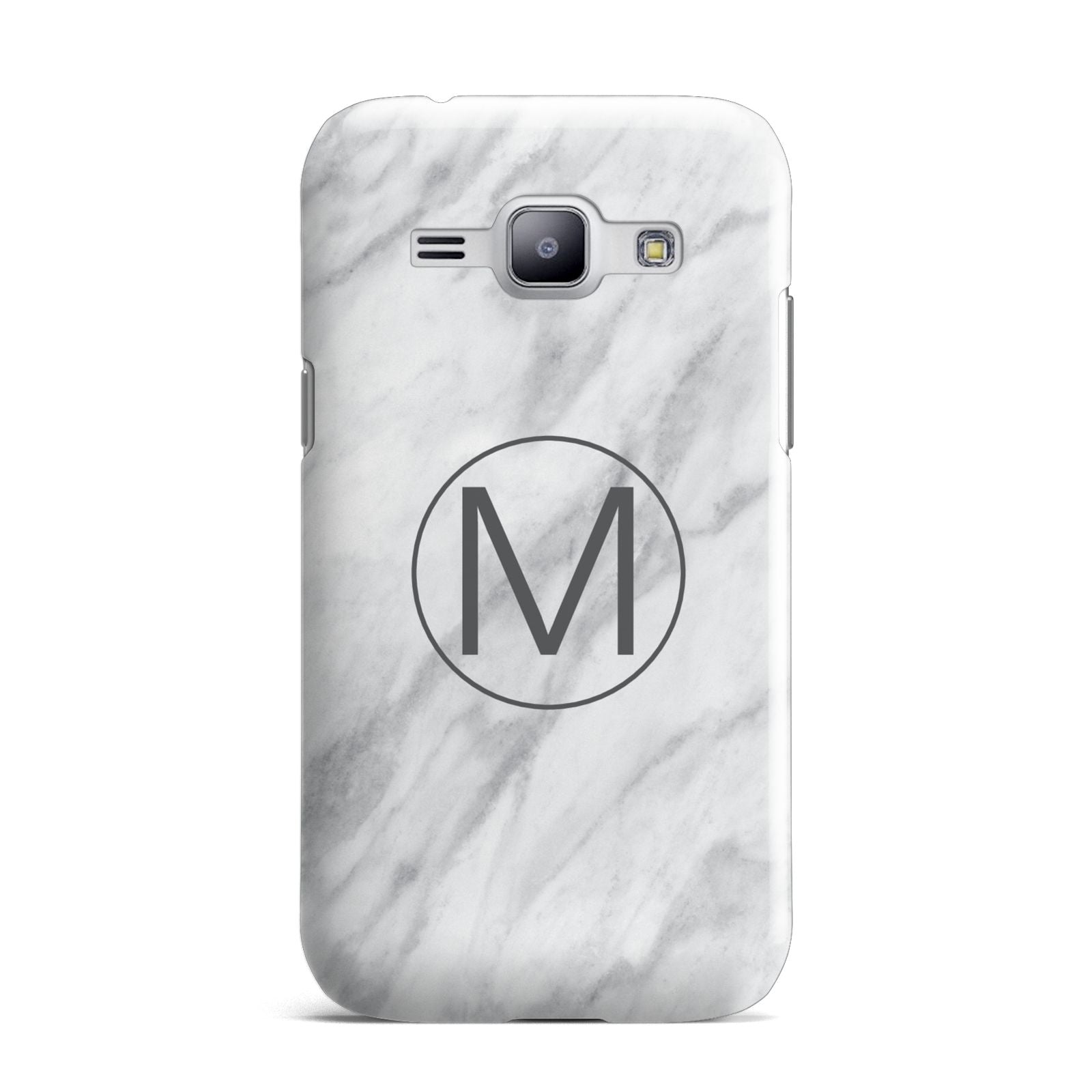 Marble Personalised Initial Samsung Galaxy J1 2015 Case