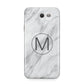 Marble Personalised Initial Samsung Galaxy J7 2017 Case
