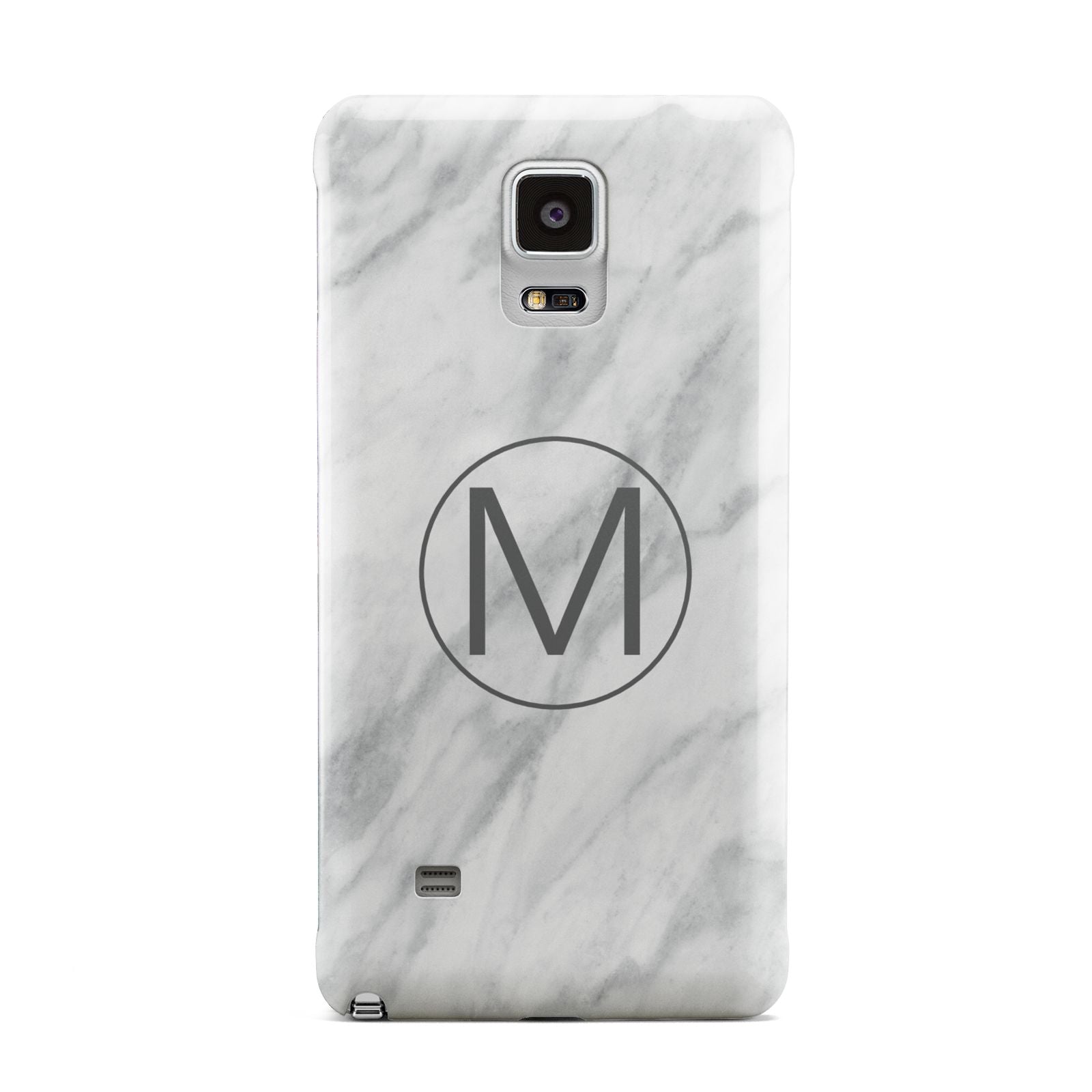 Marble Personalised Initial Samsung Galaxy Note 4 Case