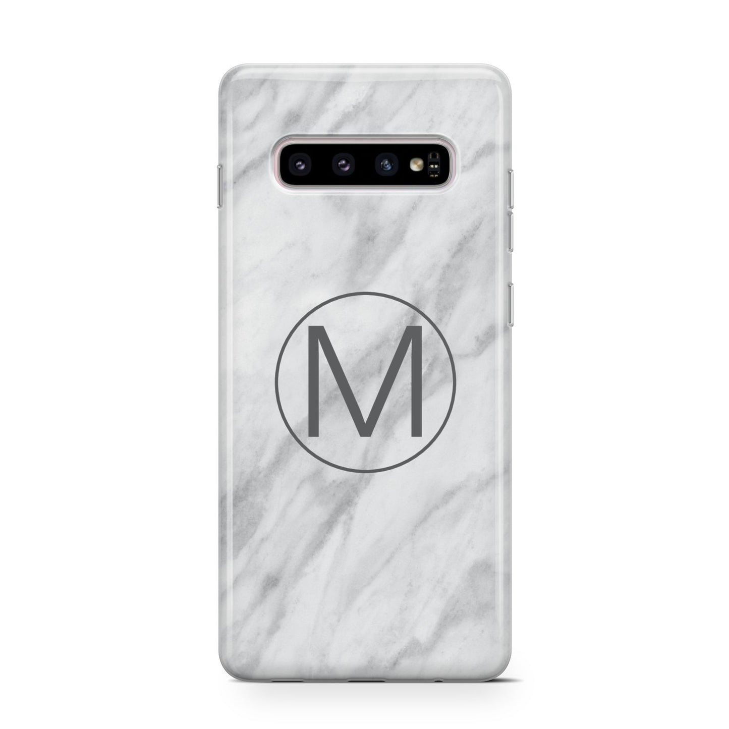 Marble Personalised Initial Samsung Galaxy S10 Case