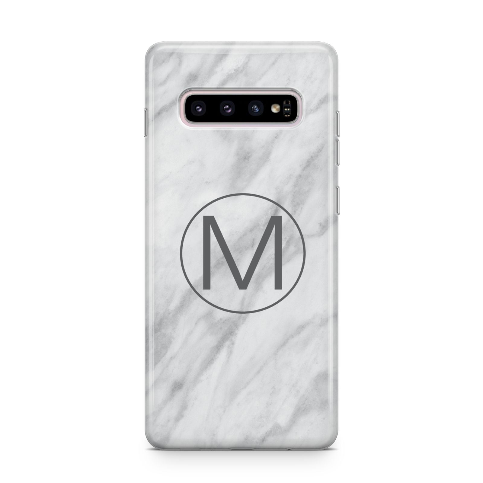 Marble Personalised Initial Samsung Galaxy S10 Plus Case